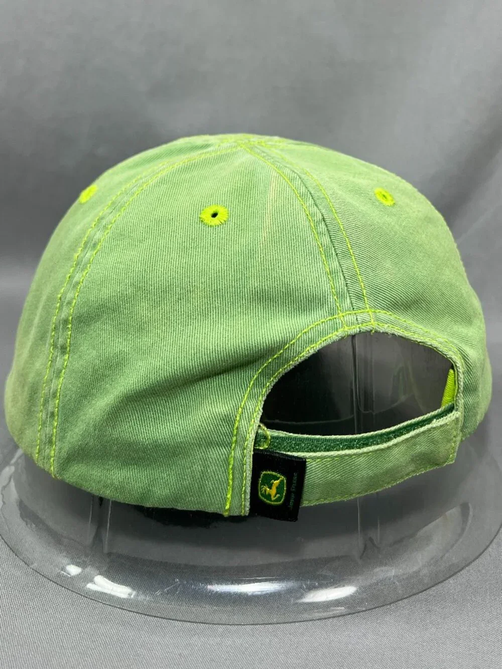 John Deere Tractor Strapback Hat Cap Distressed Agriculture Equipment Youth Teen